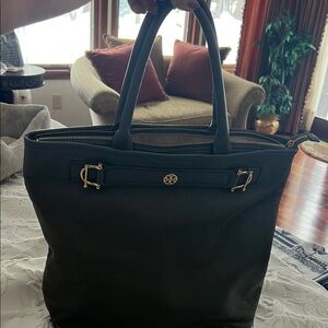 Elegant Black Tote Bag
